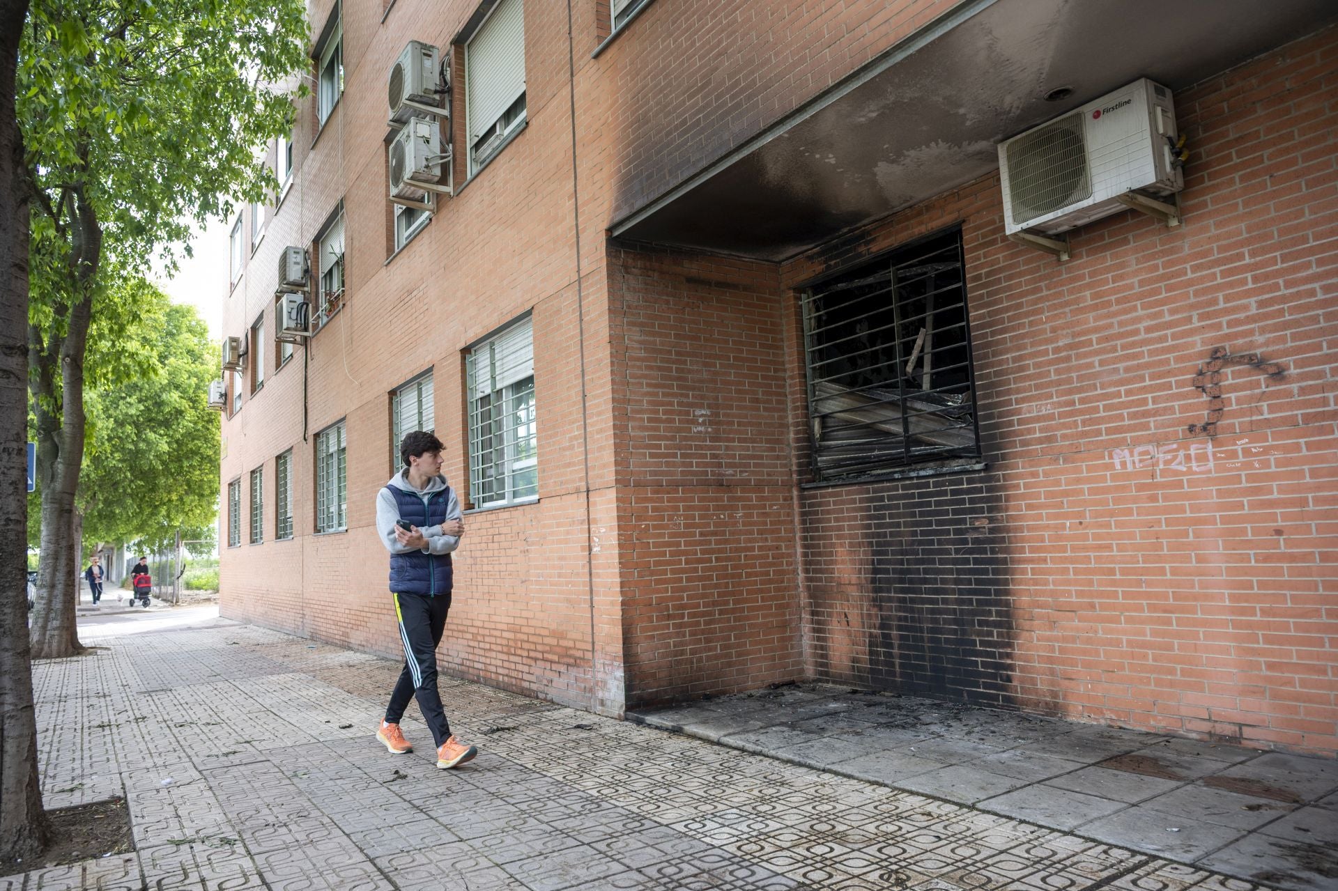 Así ha quedado la vivienda tras el incendio en el que han muerto dos perros