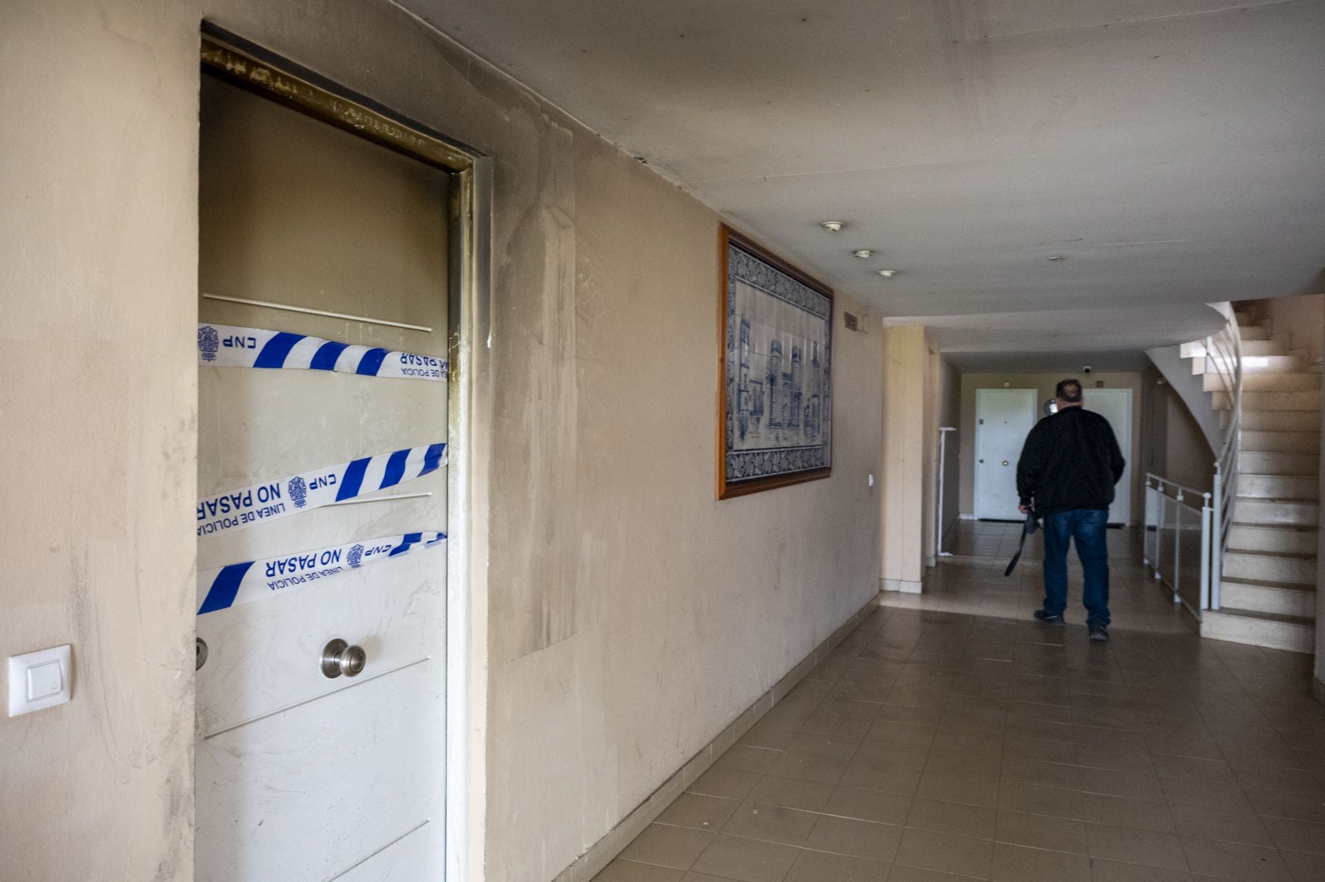 Así ha quedado la vivienda tras el incendio en el que han muerto dos perros