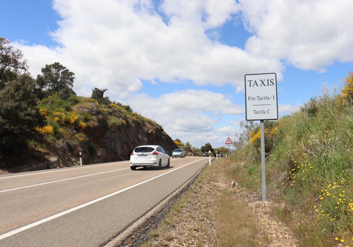 Este es el punto exacto donde estará la pasarela de la Vía Verde de Plasencia