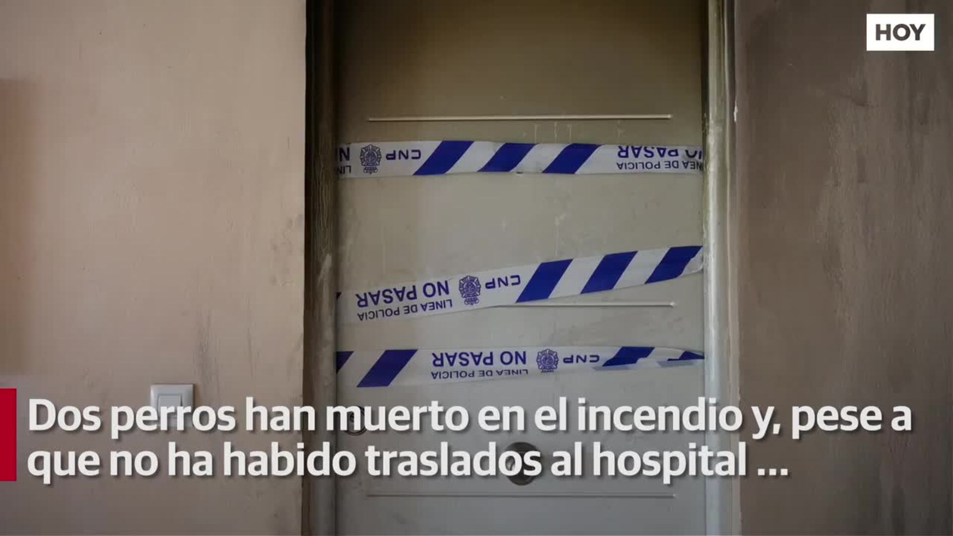 Los vecinos de Badajoz sospechan que el incendio de este lunes ha sido intencionado.