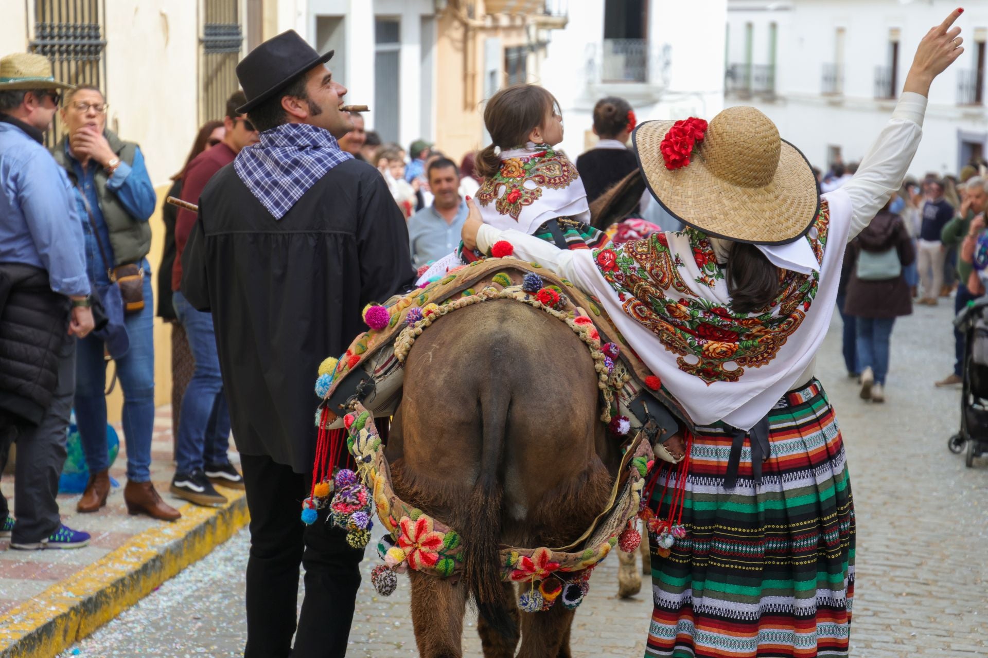 Fotos: Desfile de carrozas de la romería de Piedraescrita de Campanario