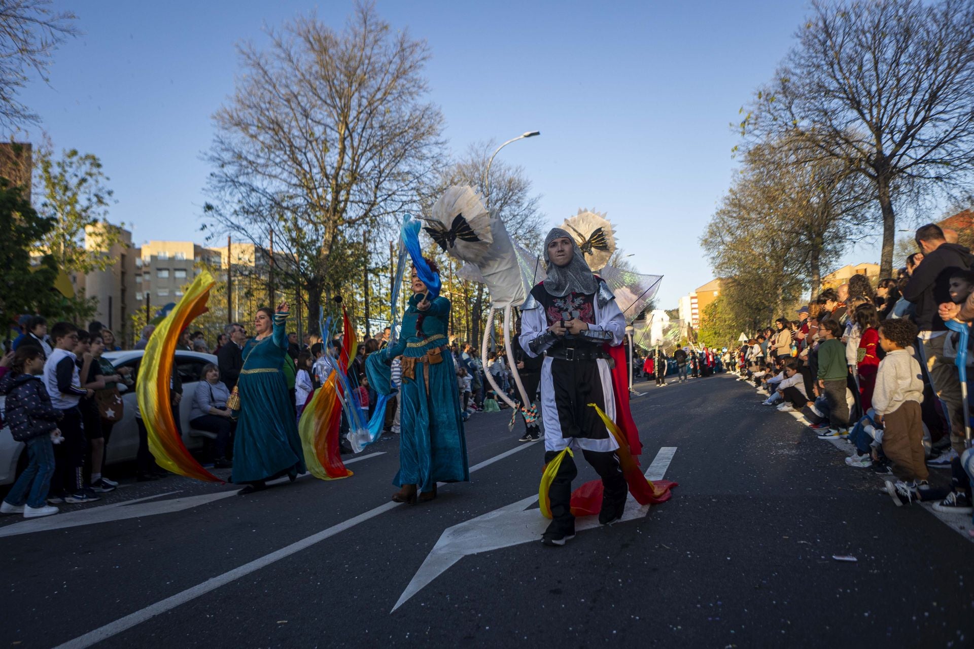 El desfile de San Jorge de Cáceres, en imágenes