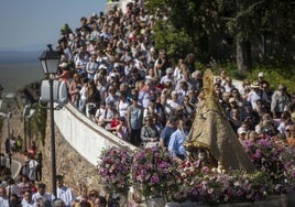 La bajada de la Virgen de la Montaña a la ciudad, en imágenes