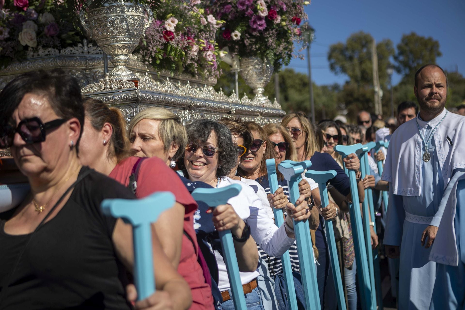 La bajada de la Virgen de la Montaña a la ciudad, en imágenes