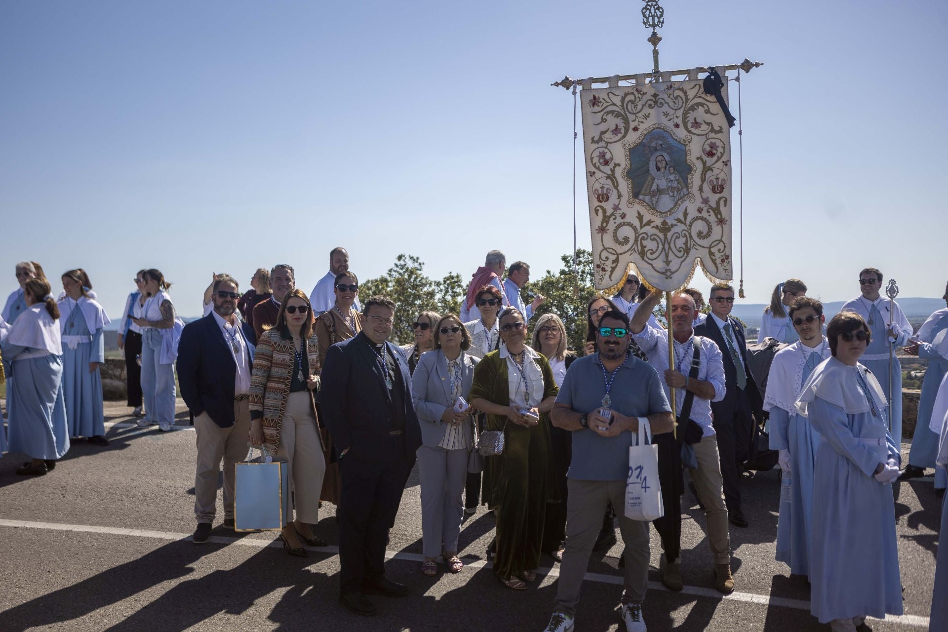 La bajada de la Virgen de la Montaña a la ciudad, en imágenes