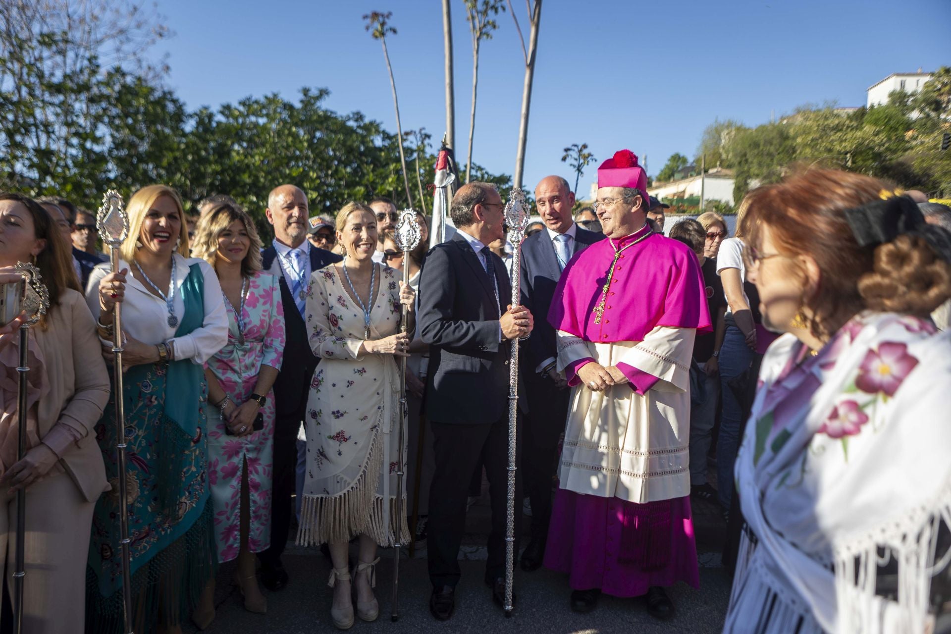 La bajada de la Virgen de la Montaña a la ciudad, en imágenes