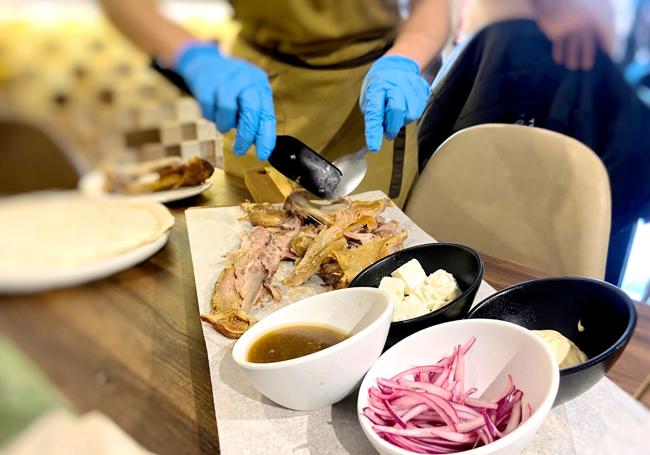 Kebab de cordero.