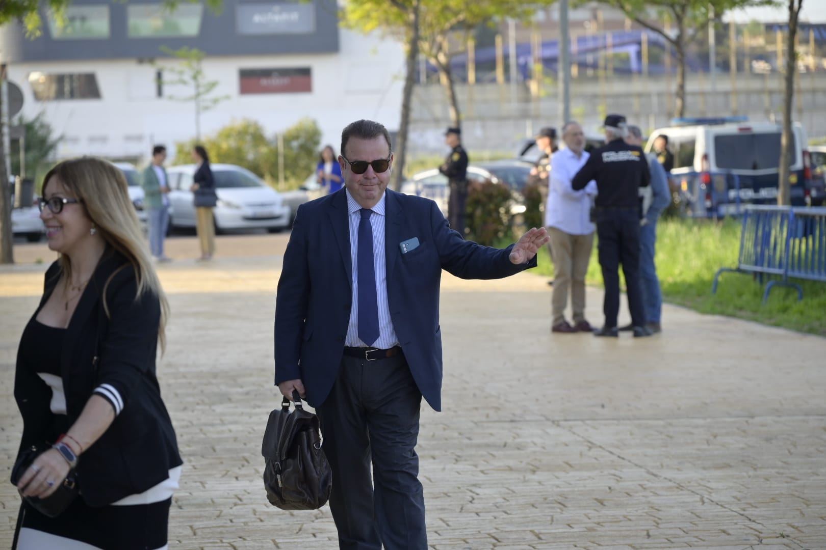 Fotos | David Sánchez declara este viernes en el juzgado de Badajoz