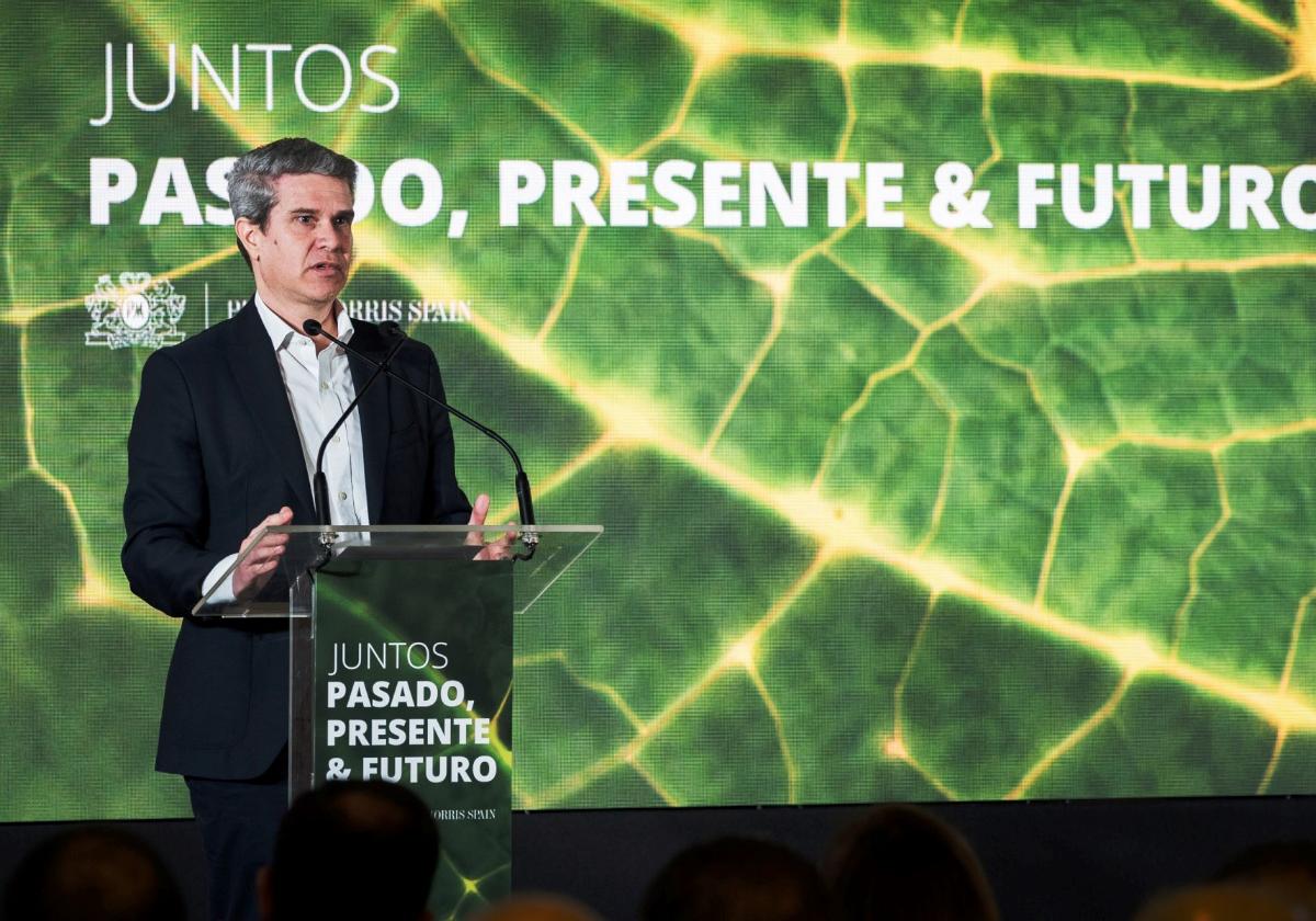Daniel Cuevas en la jornada celebrada por Philip Morris en Talayuela.
