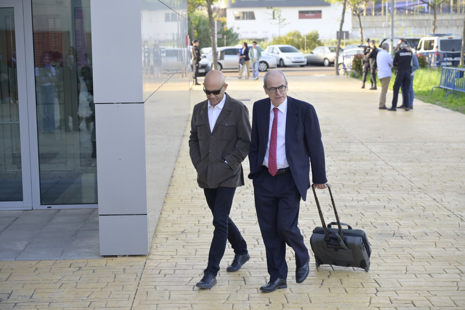 Fotos | David Sánchez declara este viernes en el juzgado de Badajoz