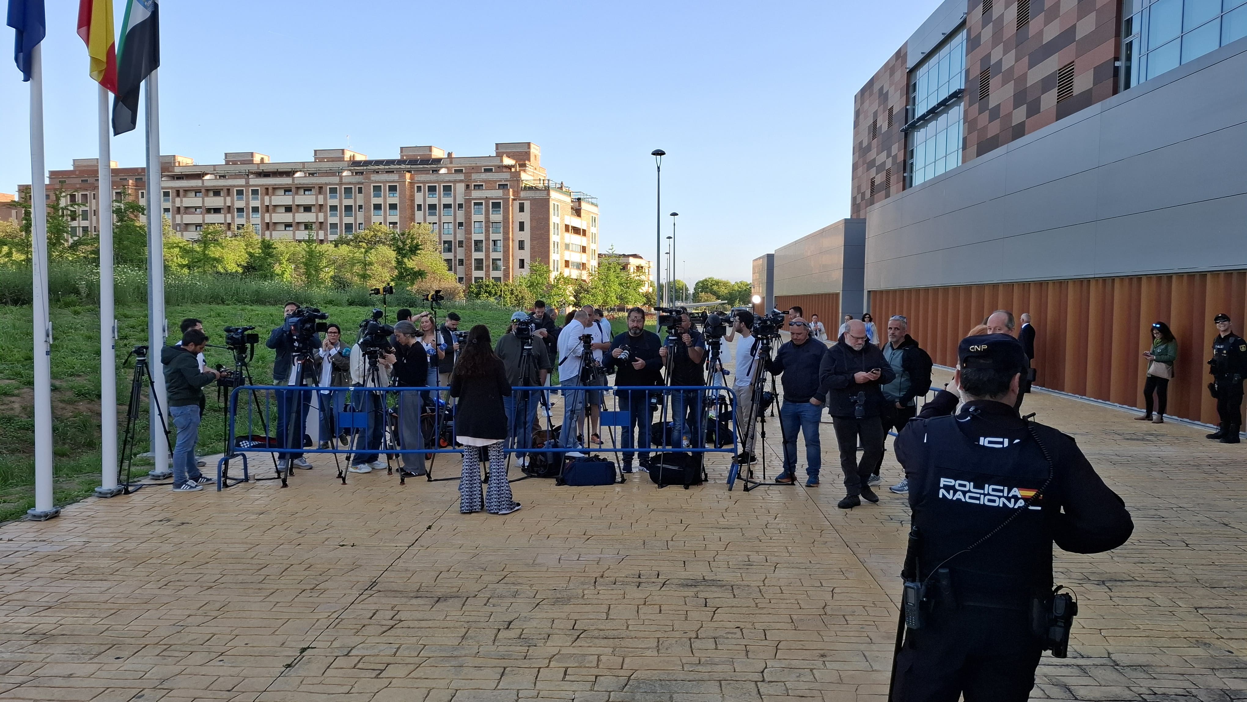 Fotos | David Sánchez declara este viernes en el juzgado de Badajoz