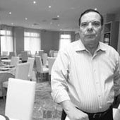Rafael Andrada, en su restaurante, en una imagen de archivo.