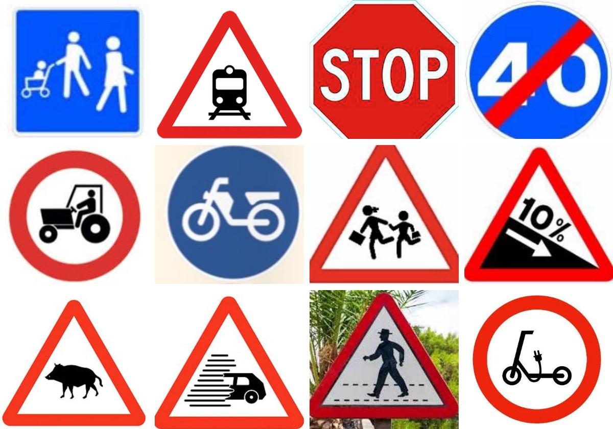 Estas son algunas de las nuevas señales viales que incorporará Tráfico