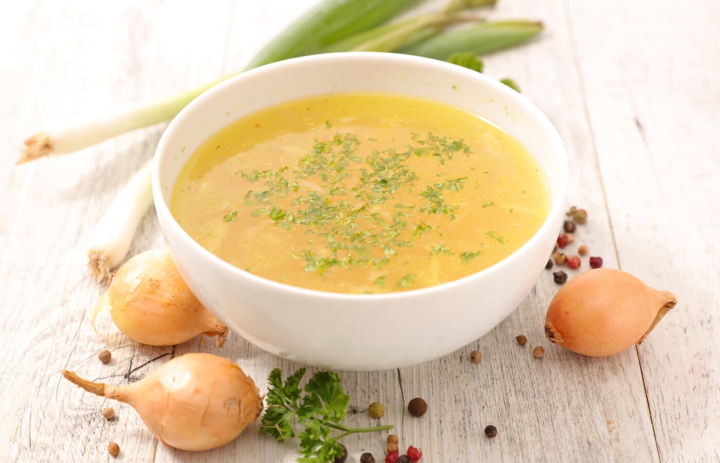 Sopa de verduras antinflamatoria