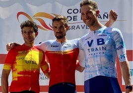 Loren Herrera, en lo más alto del podio en Almería.