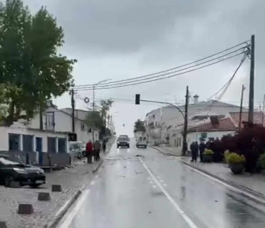 Fotos | El paso del «mini tornado» por Campomayor