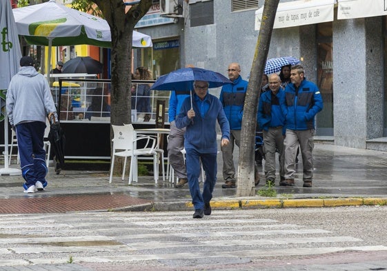 Jornada lluviosa con casi diez litros por metro cuadrado en Badajoz.