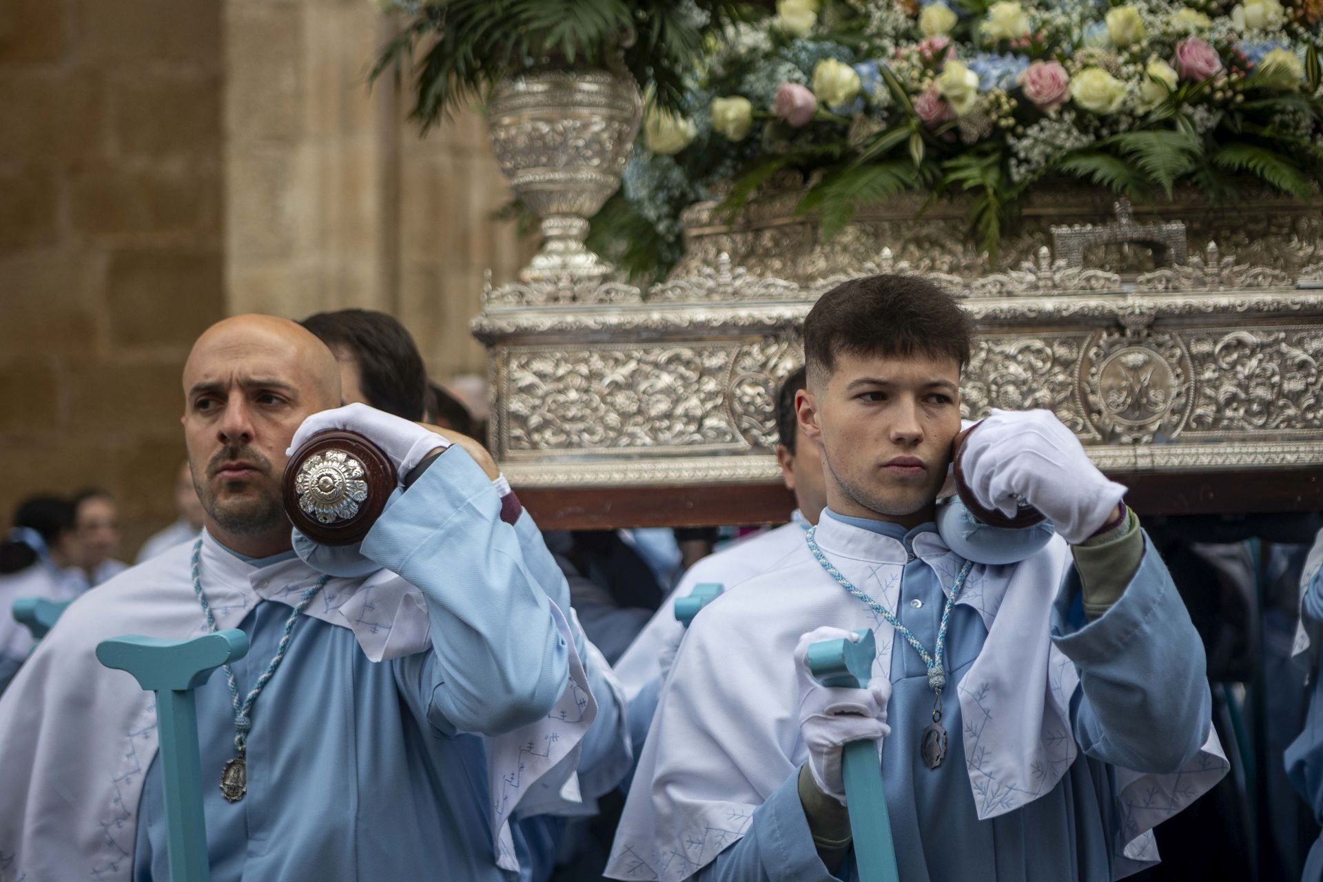 El regreso de la patrona de Cáceres a su santuario, en imágenes