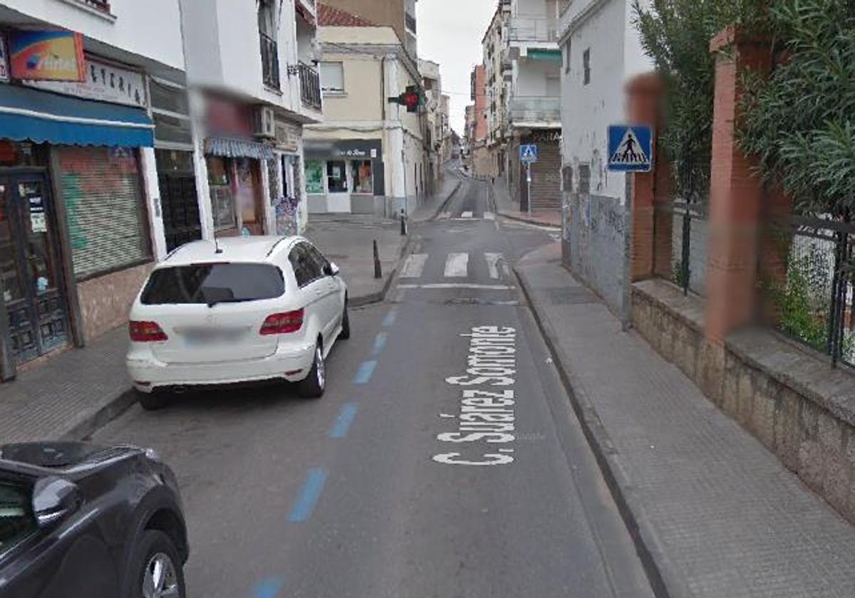 Dos heridos tras ceder el suelo de una segunda planta en una obra en el centro de Mérida