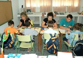 Imagen de archivo de un aula TEA en Extremadura.