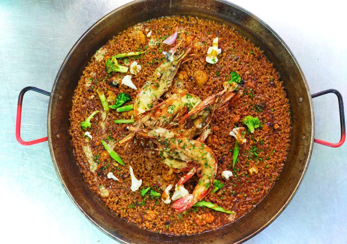 Imagen principal - Platos sin gluten del Cortijo Santa Cruz.