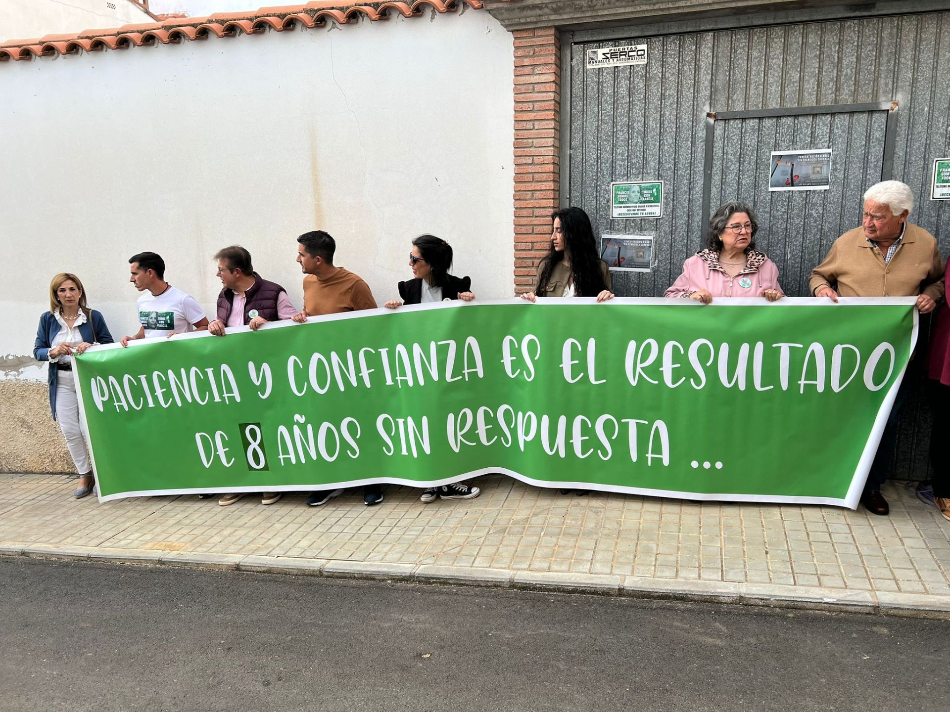 Hornachos pide respuestas ocho años después de la desaparición de Francisca Cadenas