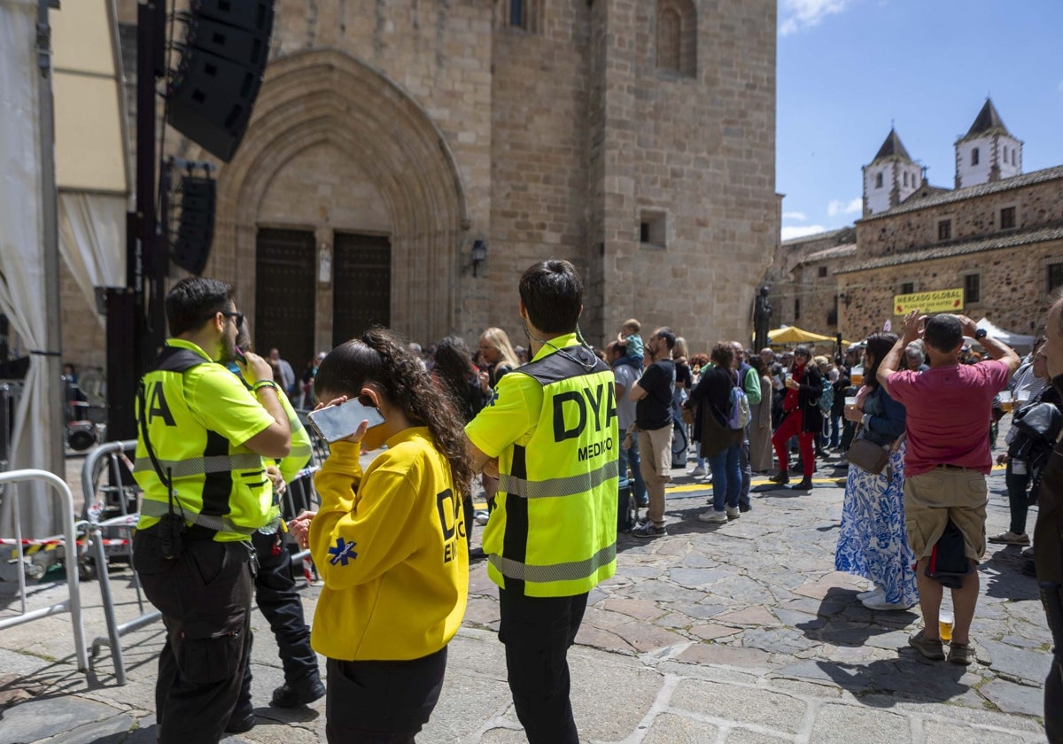 Hubo asistencias sanitarias en Santa María, Plaza Mayor y Concepción.