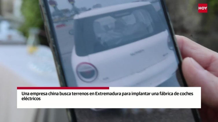 Una empresa china busca terrenos en Extremadura para implantar una fábrica de coches eléctricos