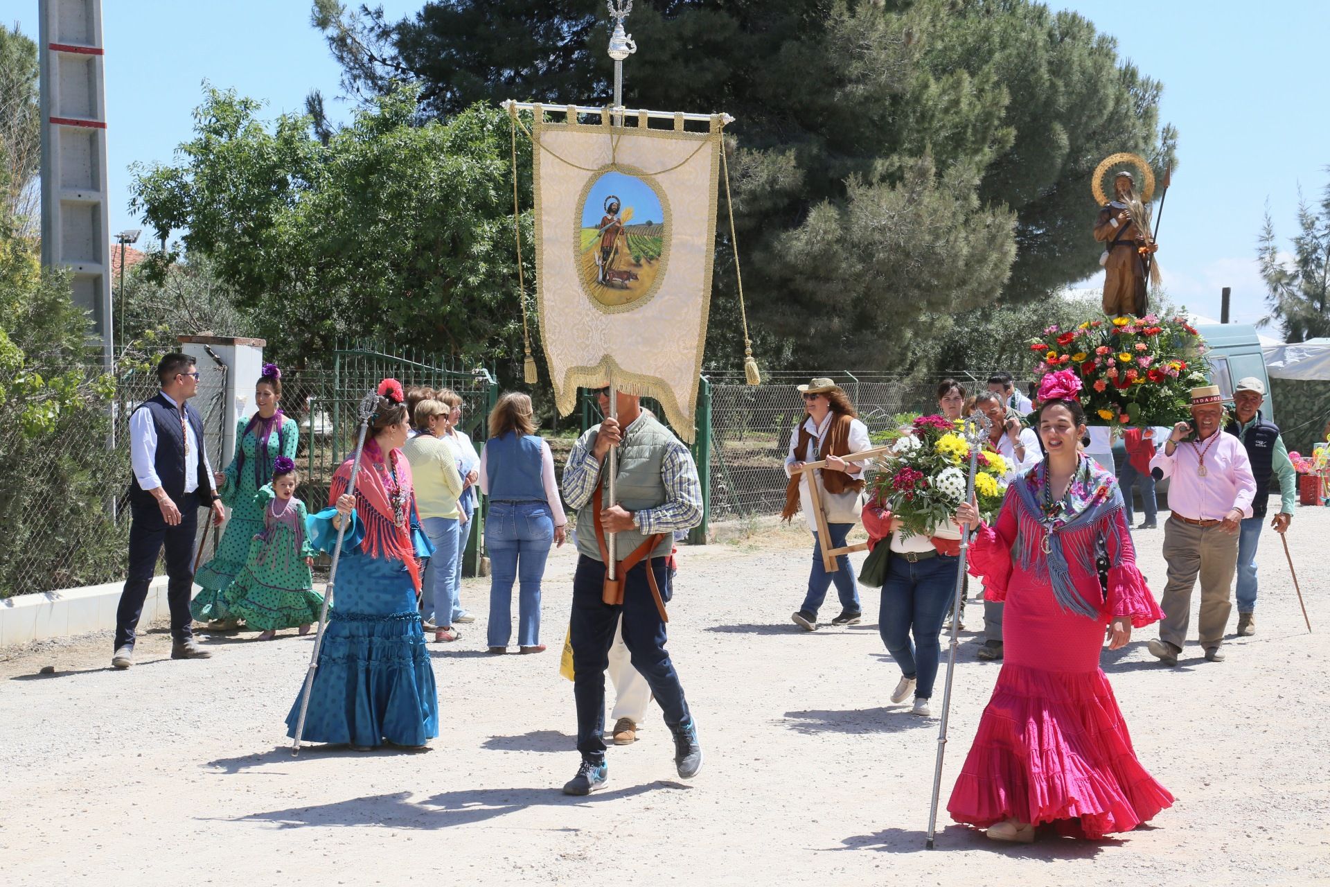 La romería de San Isidro de Villafranca de los Barros, en imágenes