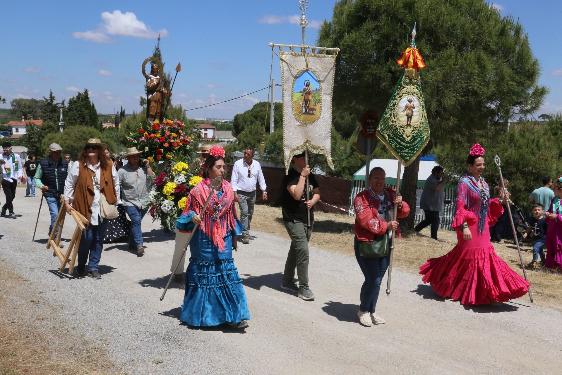 La romería de San Isidro de Villafranca de los Barros, en imágenes