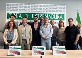 Los diez representantes sindicales que están encerrados.