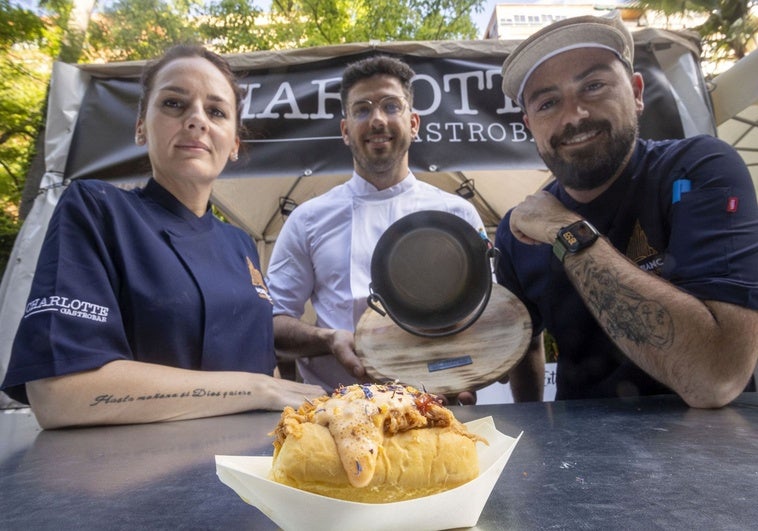 La tapa de cordero y cerezas del Charlotte, primer premio en la feria Extregusta de Cáceres