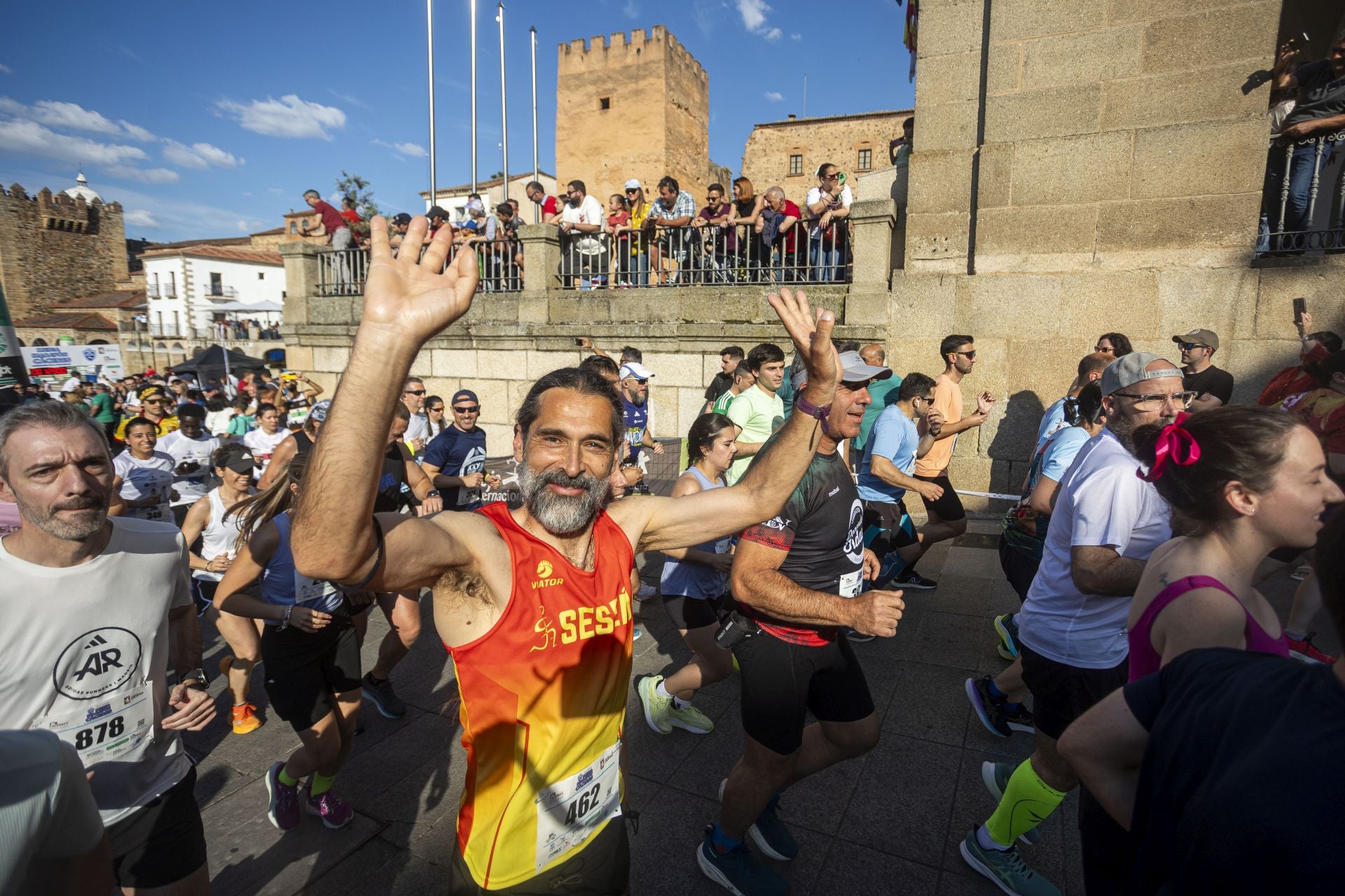 Las mejores fotos de la media maratón de Cáceres con récord de participación