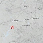 El epicentro del movimiento sísmico ha tenido su origen muy cerca de Alconchel.