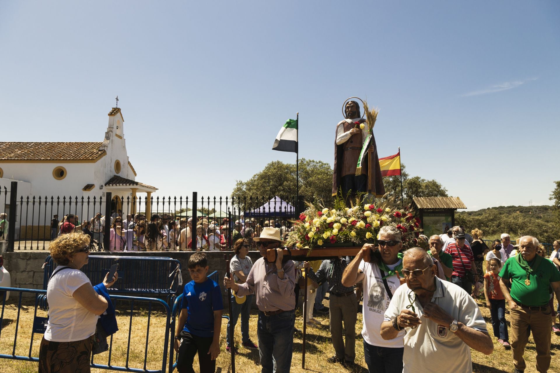 Las mejores imágenes de la romería de San Isidro en Badajoz