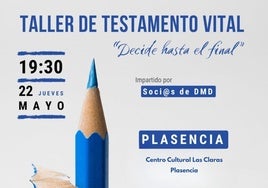 Polémica por el cambio de ubicación de un taller sobre el testamento vital