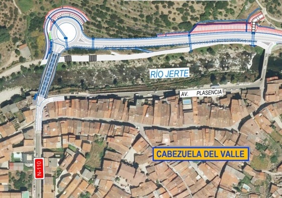 Mapa del Ministerio con los trabajos que se acometen.
