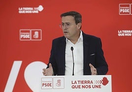 Miguel Ángel Gallardo, secretario general del PSOE extremeño y presidente de la Diputación de Badajoz.