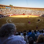 Plaza de toros Era de los Mártires de Cáceres, durante la última feria de San Fernando.