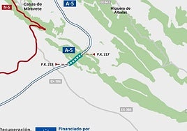 2,4 millones de euros las obras de modernización y eficiencia energética del túnel de Miravete, en la A-5
