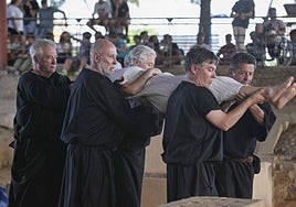 Ceremonia de enterramiento de Valeria Pluria, que murió en Agusta Emerita a los 15 años.