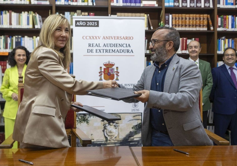 El CGPJ y la Diputación de Cáceres firman un convenio para colaborar en formación