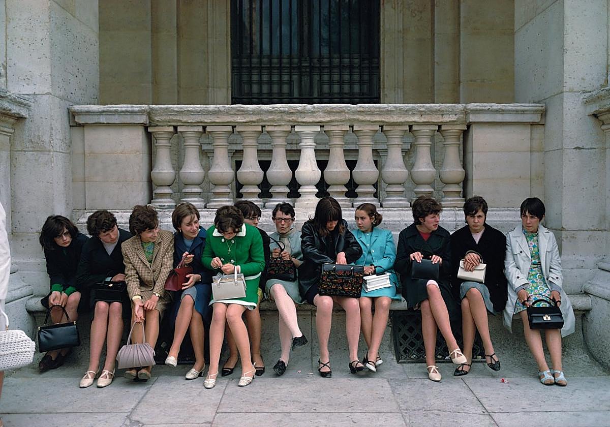 'París', 1967, del fotógrafo neoyorquino Joel Meyerowitz.