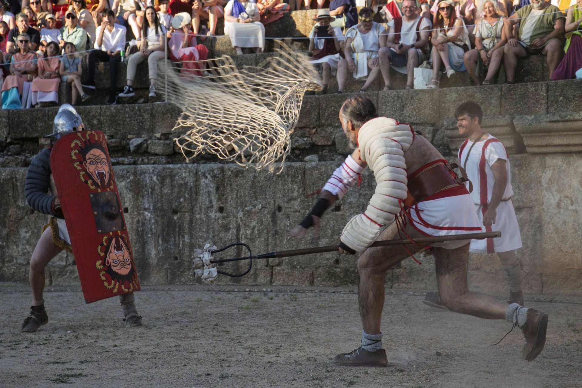 Fotos | Lucha de gladiadores en Emerita Lvdica 2025