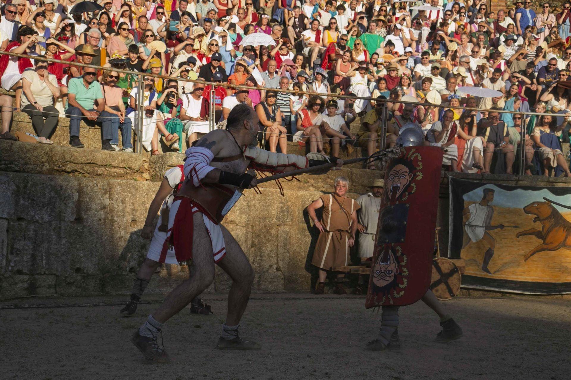Fotos | Lucha de gladiadores en Emerita Lvdica 2025