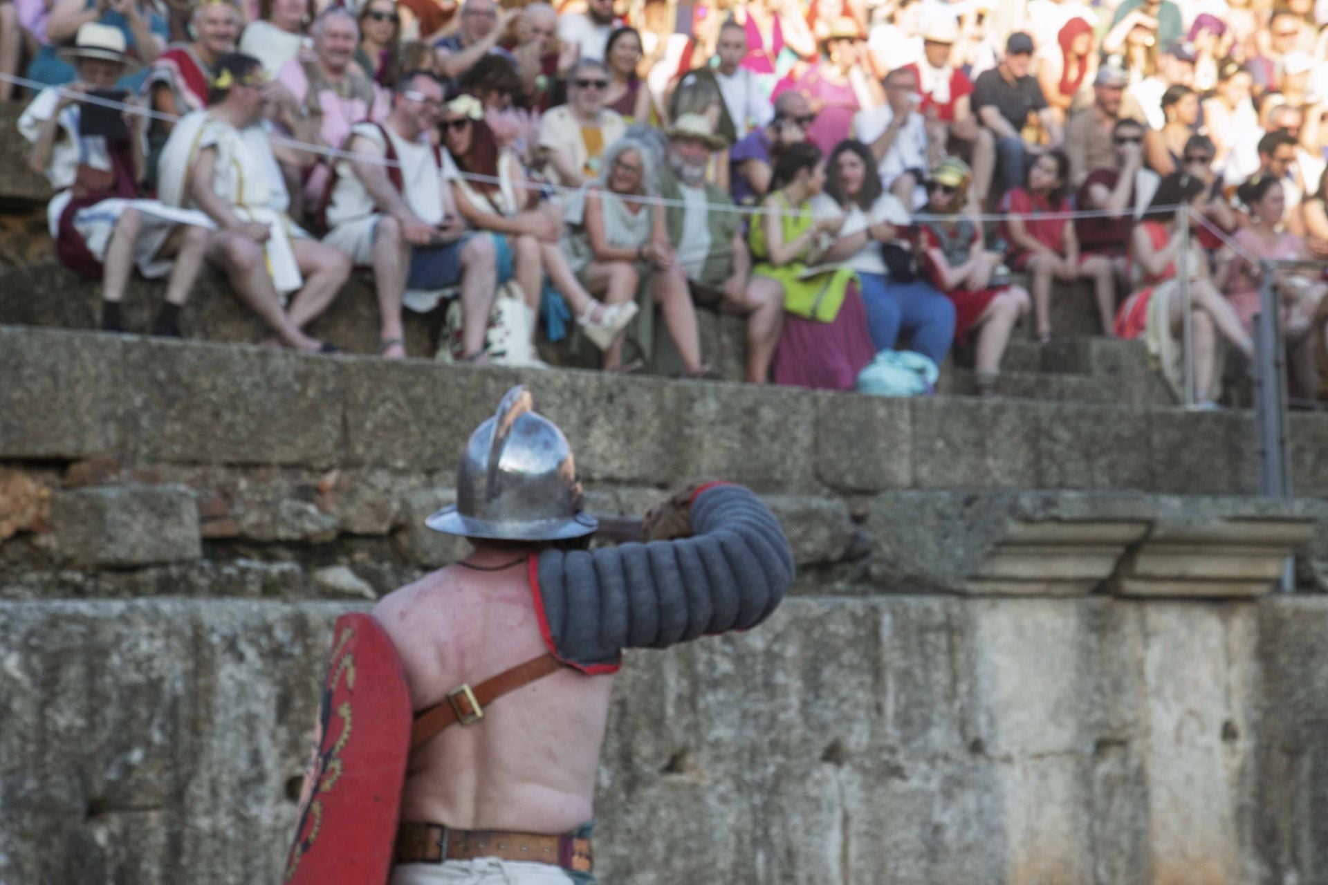 Fotos | Lucha de gladiadores en Emerita Lvdica 2025
