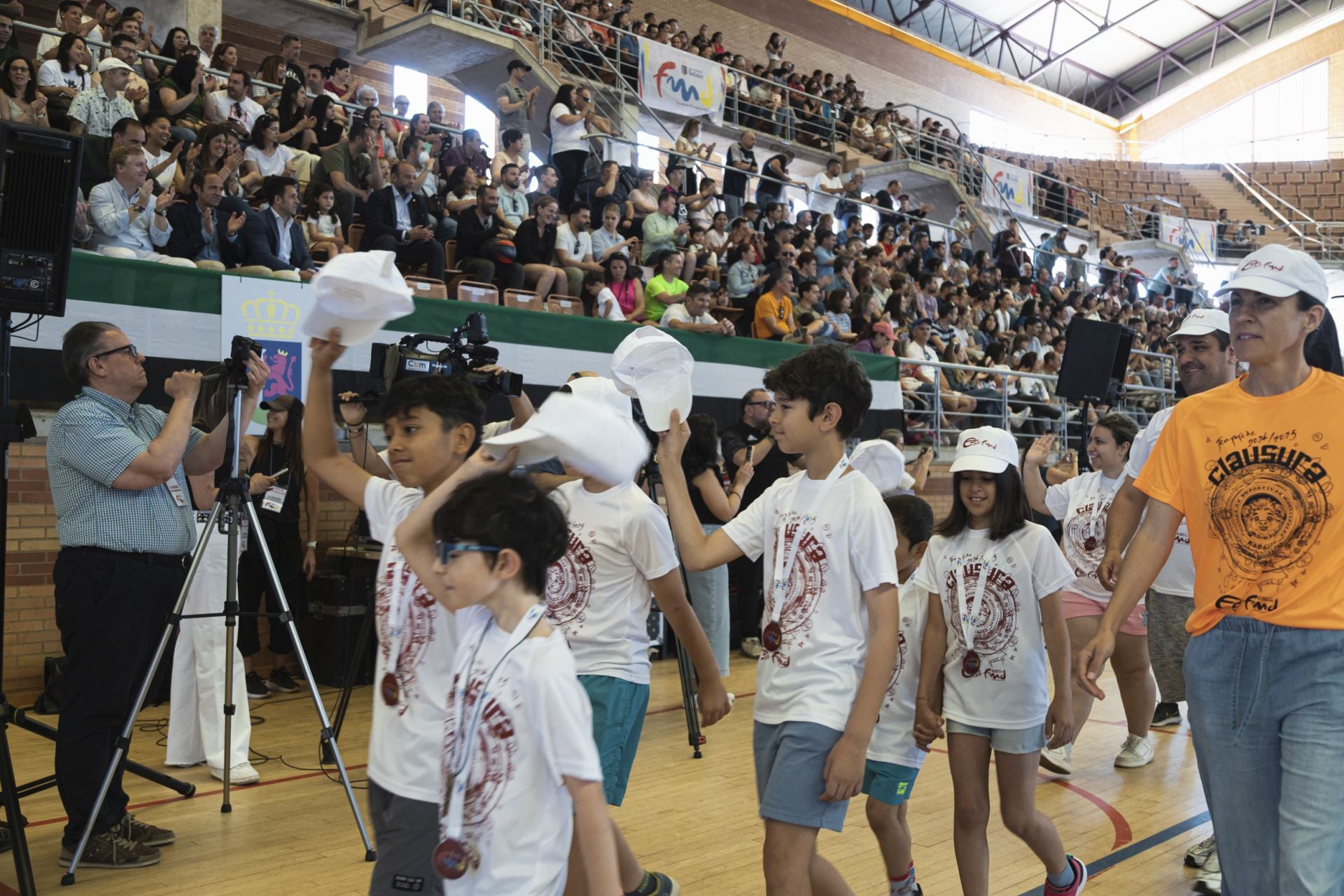 La clausura de las escuelas deportivas de la FMD, en imágenes