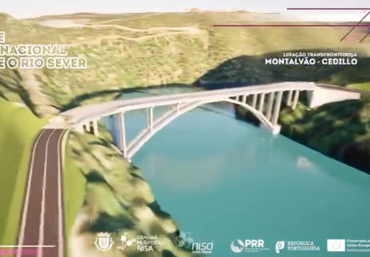 Recreación informática de cómo será el viaducto.