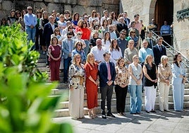 Minuto de silencio en la sede de la Presidencia.