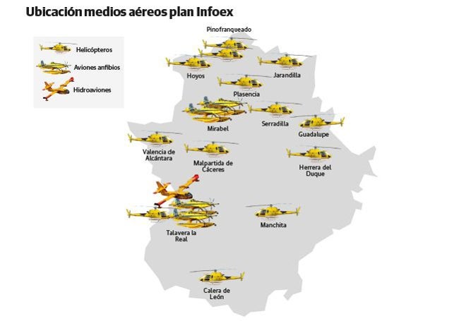 Despliegue de medios de la Junta y el Estado para este verano en la región.